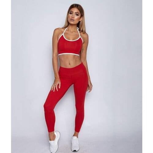 CXUEY Solid Sports Bras Leggings for Women Backless Fitness Wear 2020 New 2 Piece Workout Gym Yoga Set Women Dry Fit Tracksuit