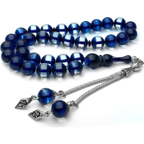 Islamic Tasbih Muslim Rosary Beads 33 Prayer Rosary For Men Bracelet For Men Accessory amber oltu amber stone Handmade Turkey