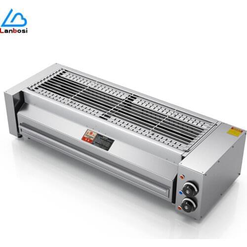 3000W Commercial Grill Multifunctional Smokeless Stainless Steel Electric Grill