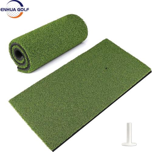 12"x 24" Premium Turf Golf Hitting Mat with 1 Rubber Tee | Synthetic Turf Practice Mat and Training Mat Ideal for Indoor & Outdo