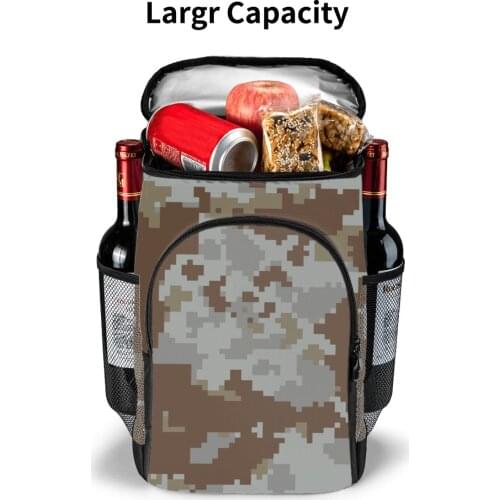 OCP 45 Cans Insulated Cooler Backpack Leakproof Cooler Bag for Lunch Picnic Hiking Camping Beach Park Day Trips