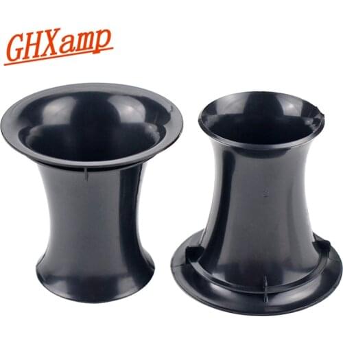 Opening 76mm Speaker Inverter Tube Audio Outlet Steering Tube ABS for 4-8 Inch Speaker Accessories 90mm length 2pcs