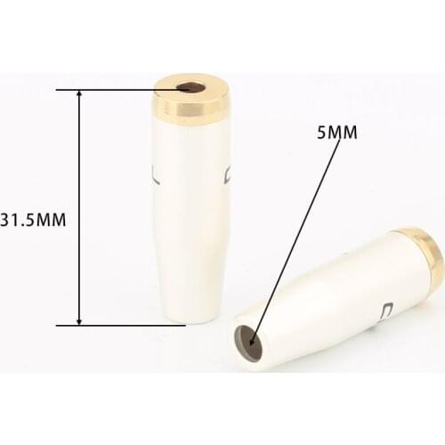 4pcs Audiocrast HP003 Gold plated 3.5MM Female DIY 3.5MM plug 3.5mm stereo solder female connector 3.5mm plug