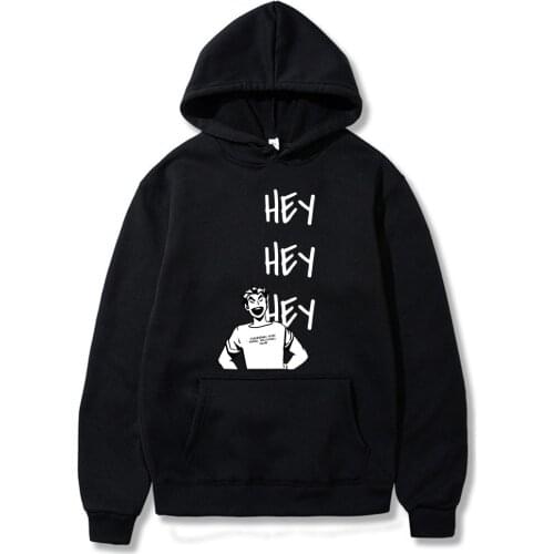 Anime Haikyuu Bokuto Hey Hey Hey Funny Cartoon Hoodie Casual Streetwear Harajuku Sweatshirt Top Hoodies
