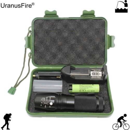 Tactical Flashlight T6 LED Flashlight Zoom Torch AAA/18650/26650 Battery Adjust Focus Light Outdoor Lamp