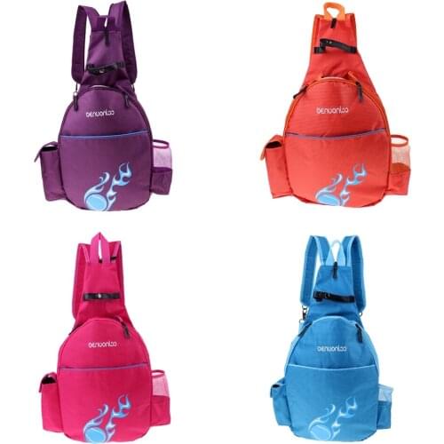 Tennis Racket Backpack Waterproof Zip Closure Bag W/ Padded Shoulder Straps