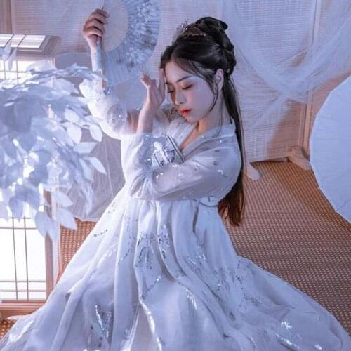 Ancient Tang Dynasty Female Dance Traditional Clothing Princess Fairy Dress Cosplay Wear for Lady Performance Costume Women