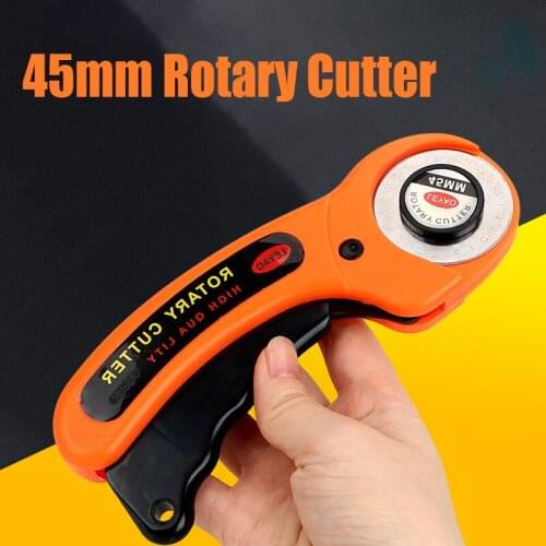 28 45mm Rotary Cutter Arts Crafts Cutting Cloth Tool Patchwork Roller Wheel Round Knife Sewing Accessories Leather Paper Fabric