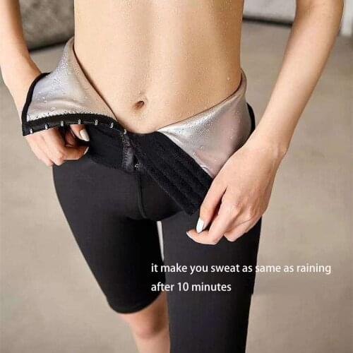 Women High Waist High Elastic Yoga Shorts Sports Pants Women Large Fitness Shorts Breasted Sweat Pants