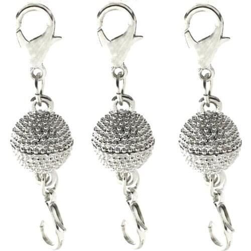 2 Lobster Buckle Magnet Buckle DIY Necklace Bracelet Connector Jewelry Accessories