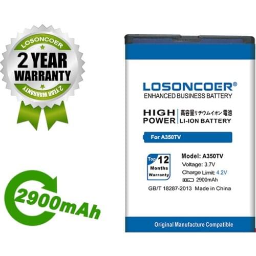LOSONCOER Battery 2900mAh for Explay A350TV Battery
