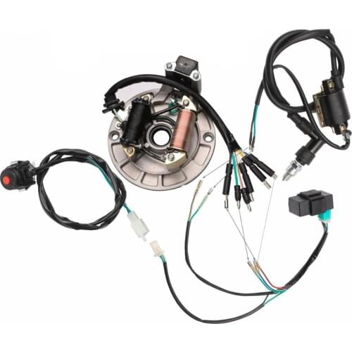 COMPLETE ELECTRICS 110cc 125CC WIRE CDI COIL DIRT BIKE STATOR MAGNETO