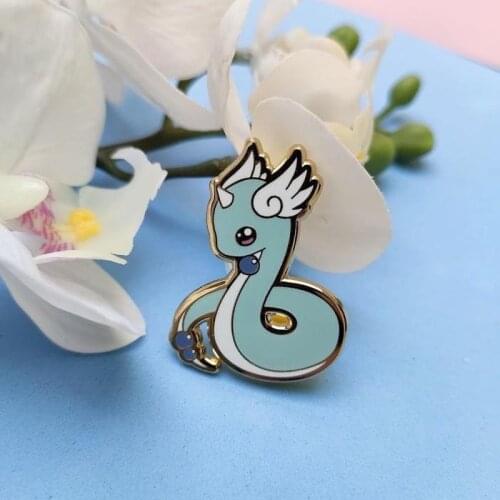 Dragonair Enamel Pin Lapel Collar Pins Brooch Badge Backpack Hat Jewelry Accessories