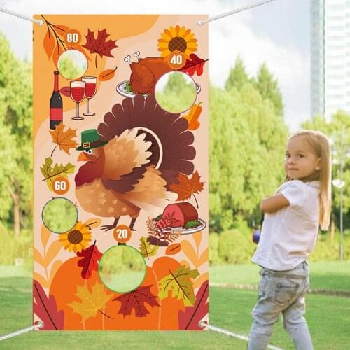 3 Bean Bag Toss Game Baby Kids Outdoor Family Games Thanksgiving Feativals Decorations Best Gift Party For Children