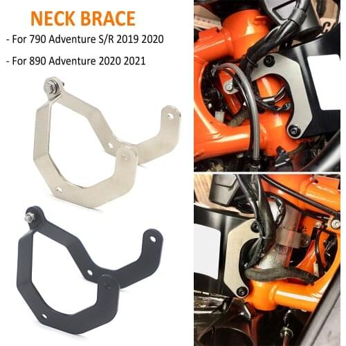 Motorcycle Headlight Reinforcement Bracket Set Neck Brace For 790 ADV Adventure R S 2019 2020 890 Adventure ADV 2020 2021