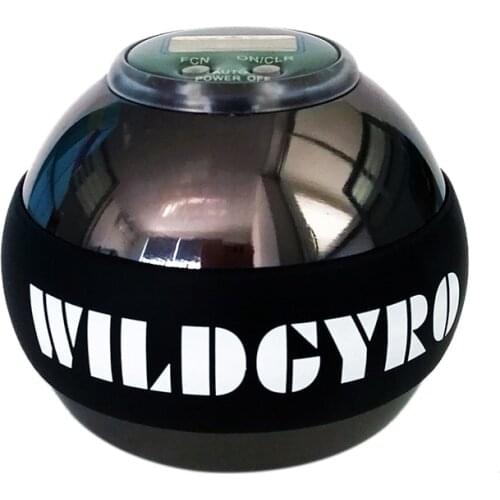 Metal Gyroscope Ball Arm Muscle Relax Exerciser Strengthener Rotor Gym Hand Exerciser Wrist Power Ball Meter Counter Gyro Ball