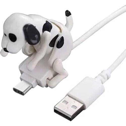 Mobile Puppy Animal Dog Fast Charger Cable USB Data Cable for IPhone Android Smartphone Charger Line Narrow Top and Wide Bottom