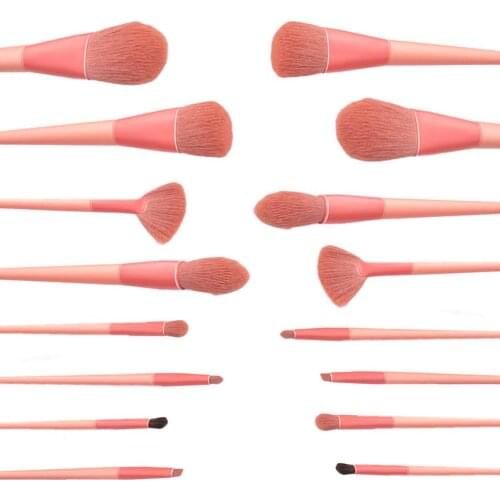 8pcs Pink Makeup Brush Set Professional Premium Foundation Face Powder Blush Eyeshadow Brushes Makeup Brush Kit For Students
