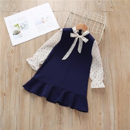 Girls Dress 2021 Spring Autumn Long Sleeve Lace Dresses Vestido Baby Kids Princess Dress Children Clothing Teen 3 5 6 8 Years