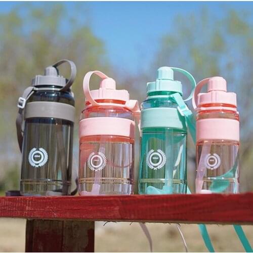 Portable Large Capacity Water Cup Outdoor Kettle Sports Drinking Straw Bottle