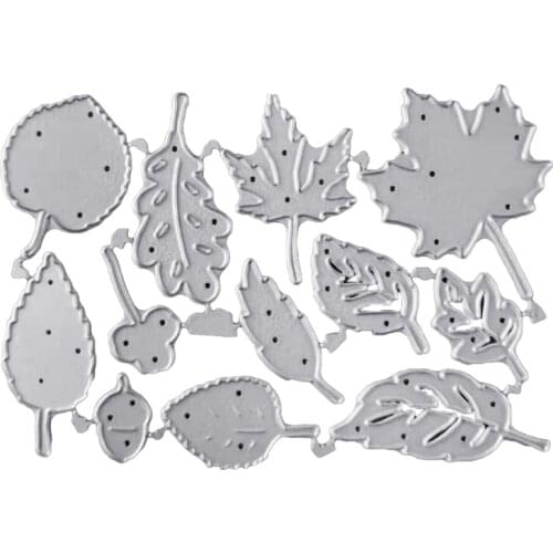 Thanksgiving Maple Leaf Metal Cutting Dies Stencil DIY Scrapbooking Album Paper Card Template Mold Embossing Craft