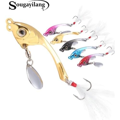 Sougayilang 5pcs 12g 7.5cm Artificial Bait Eyes Crankbait wobbler Artificial Plastic Hard Bait Fishing Tackle Set Fishing Gea