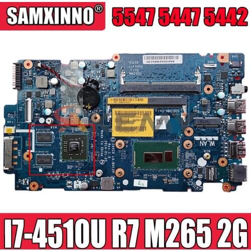 Brand NEW LA-B012P I7-4510U/i7-4500U FOR Dell Inspiron 5547 5447 5442 Laptop Motherboard R7 M265 2G CN-05MD4V 5MD4V Mainboard