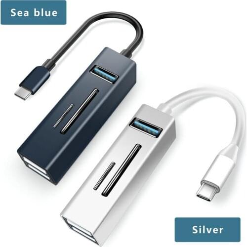 USB C HUB 3.0 Type C 5 Port Multi Splitter Adapter Laptop SD/TF Card OTG For Lenovo Xiaomi Macbook Pro Air PC Computer Notebook