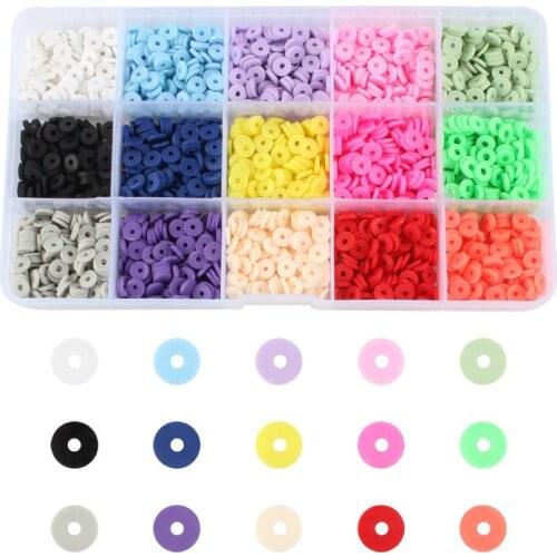 15 g soft beads wafer box color 6 mm wafer DIY jewelry accessories