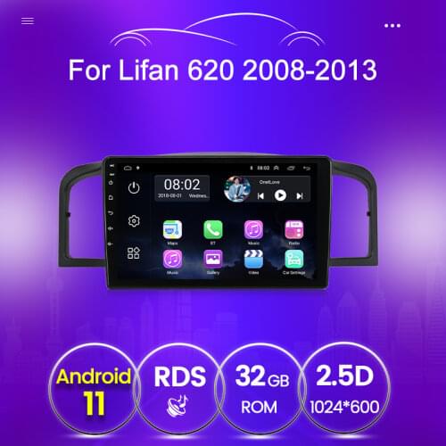2GB 32GB car navigation Android 11 Autoradio player for Lifan 620/Solano FM GPS multimedia stereo support Carplay Rear CAM