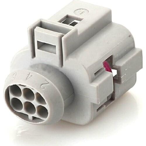 5/10sets 6pin auto VW plastic housing electric plug 1J0 973 713 G wiring harness cable connector 1J0973713G