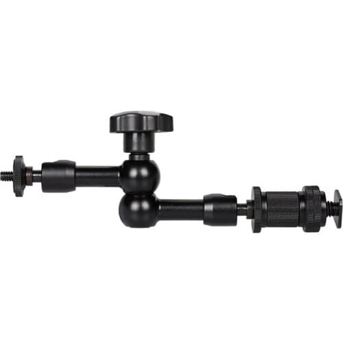 7-Inch Adjustable Magic Arm with 1/4-Inch Threaded Screw Compatible with Dslr Camera Stand, Led Light, Flash