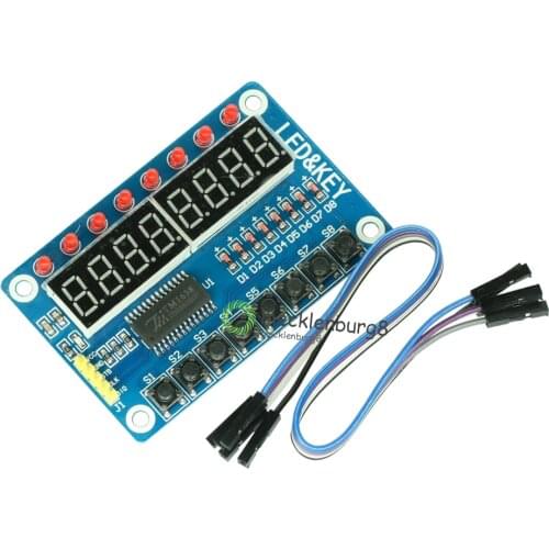 8-Bit LED 8-Bit Digital Tube 8-Bit Key TM1638 module for AVR Arduino ARM STM32
