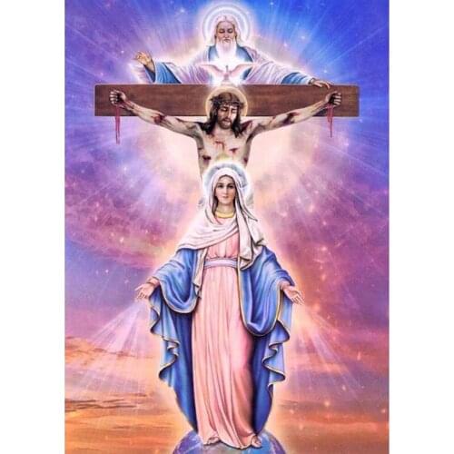 Sales Full Diamond Embroidery Jesus 5D Diy Diamond Painting Cross Stitch Kits Mosaic Rhinestone pattern Decoration Crafts GH241