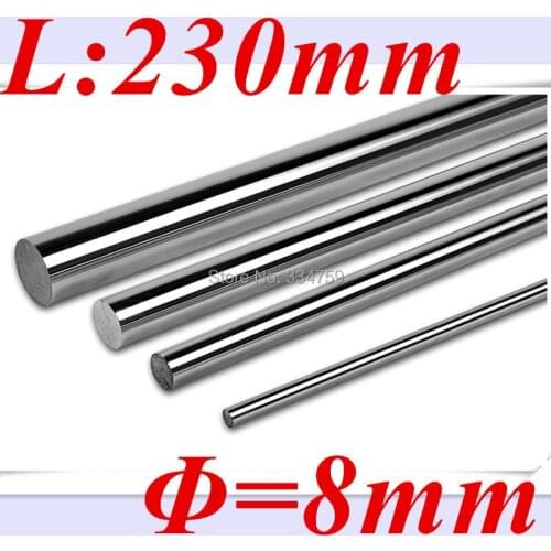 Free of China Post 8pcs of 8mm linear shaft 230mm rods for lm8uu cnc part cnc router