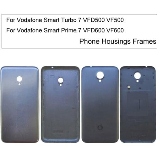 For Vodafone Smart Prime 7 VFD600 Phone Housings For Vodafone Smart Turbo 7 500 VFD500 Battery Back Cover Door Housing Case