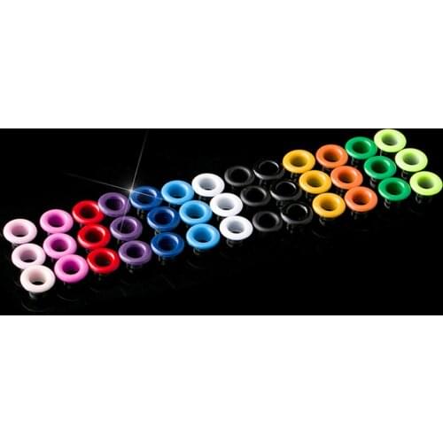 100pcs 3mm Coloured Metal Eyelets Leather Craft Repair Grommet DIY Shoes Belt Cap Bag Tags Clothing