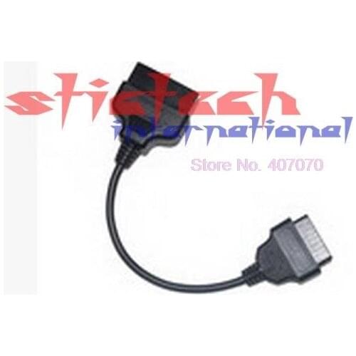 By dhl or ems 50 pieces hot sale 22 Pin To 16 Pin Female OBD2 Cable Connector Adapter Cable Car Diagnostic Tool