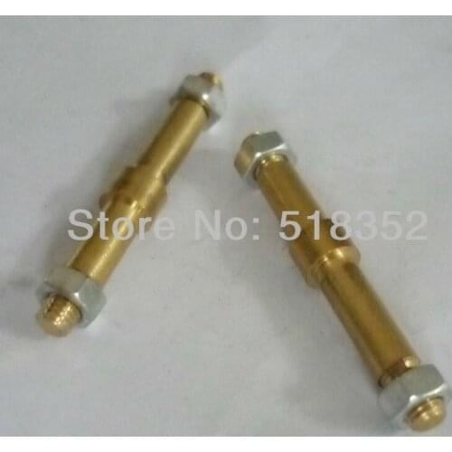 Dia. 6mmx50mm Conductive Brass Rod of Wire Cut EDM Wearing Parts