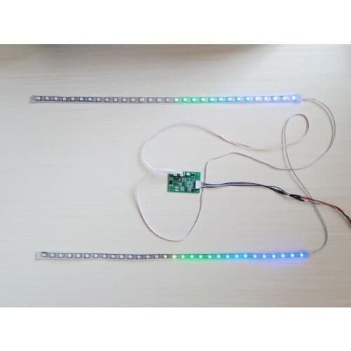 Dual 30-segment Remote control LED level indicator music rhythm spectrum light \flexible light bar display Audio power amplifier