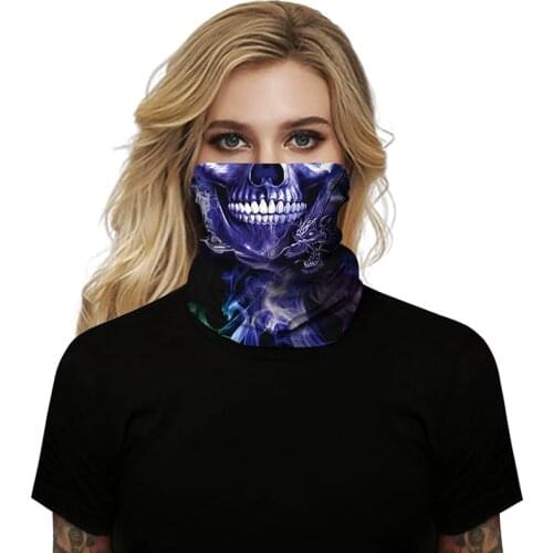 Breathable Magic Head Scraf Digital Printing Outdoor Hiking Insect-proof Head Scarf Multi-function Riding Face Cover