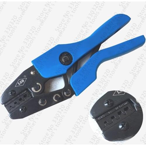 Ratchet hand crimping tool crimper pliers for crimping non-insulated open barrel terminals AN-03A