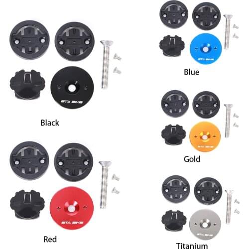 Mount Durable Speedometer Road Cycling Code Table Mountain Bike Bicycle Computer Holder Base Stem Top Cap Support Accessories