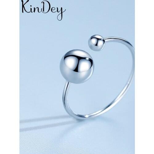 Summer Bohemian Ethnic Beads Ball Ring For Women Female Fashion Finger Rings Korean Rings Girl Party Gift Gothic Jewelry