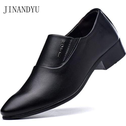 Mens Loafers Wedding Dress Office Leather Shoes Men Classic Slip on White Leather Shoes Man Formal Party Shoes for Men Business