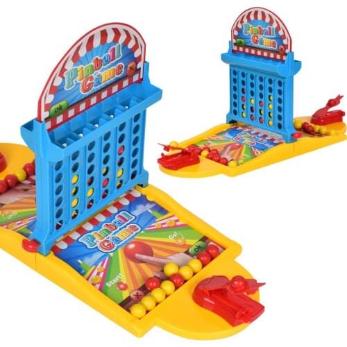 Table Game Toys Desktop Pinball Machine Two-in-one Desktop Shooting Game Interactive Decompression Basketball Toy