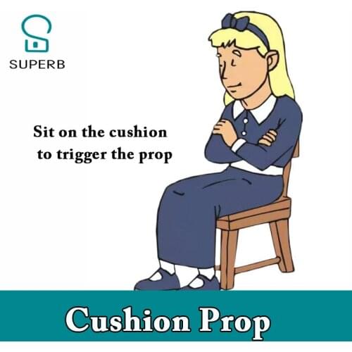 Superb escape room prop cushion prop sit on cushion to unlock sit down on chair pressure prop real life room escape adventurer