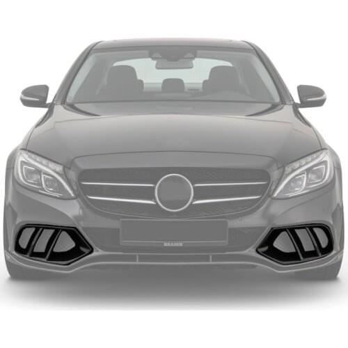 Carbon Fiber Fog Frame Air Vent Outlet Cover Trim for benz w205 standard