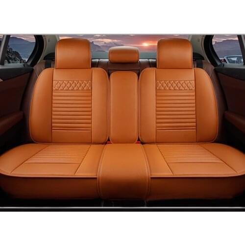 5 Seat Luxury Leather Car Seat Cover Full Set Fit For Ferrari 458/F430/Portofino/California/360 modena