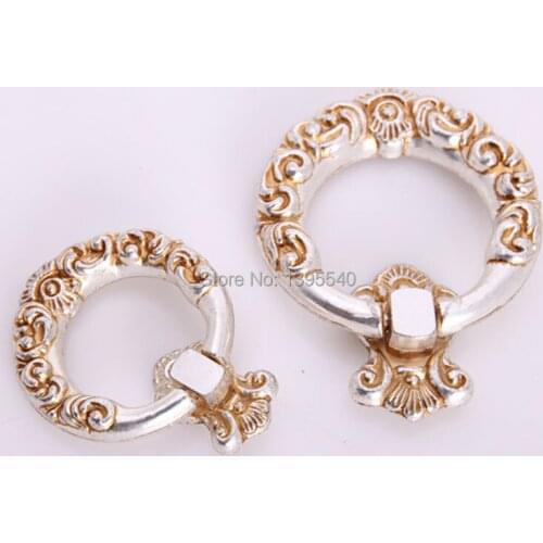 54mm Cabinet Drawer Knob Euro-Style Dresser Furniture Knobs Cupboard Closet Antique Cabinet Handle Shoes Box Pulls Rongjing